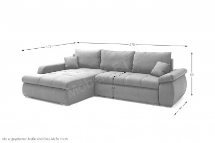 Rebel von AZ Iwaniccy - Polstersofa Variante links creme