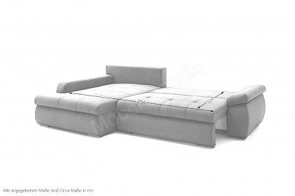 Rebel von AZ Iwaniccy - Polstersofa Variante links creme