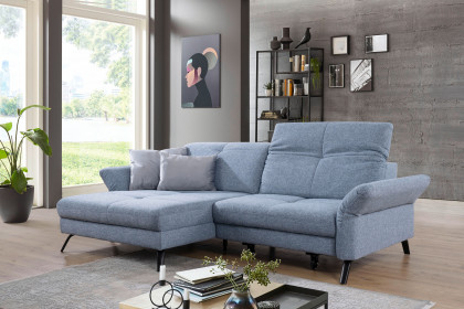 SO 4400 von set one by Musterring - Ecksofa Variante links eisblau