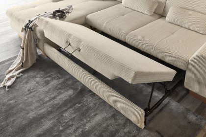 SO 3400 von set one by Musterring - Ecksofa Ausführung links beige