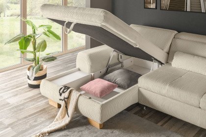 SO 3400 von set one by Musterring - Ecksofa Ausführung links beige