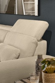 SO 3400 von set one by Musterring - Ecksofa Ausführung links beige