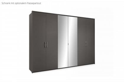 Henderson von set one by Musterring - Kleiderschrank graphit - Spiegel