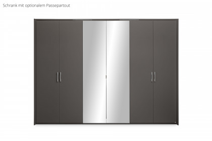 Henderson von set one by Musterring - Kleiderschrank graphit - Spiegel