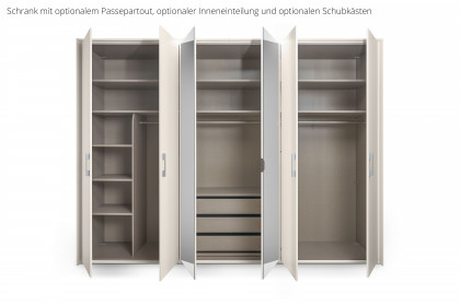 Henderson von set one by Musterring - Schrank champagner mit Spiegel