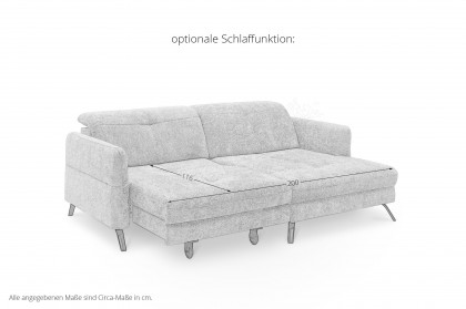 SO 4400 von set one by Musterring - Sofaecke rechts khaki