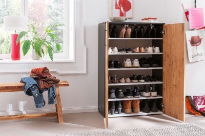 Shoes von Wittenbreder - Schuhschrank in Wildeiche/ Anthrazit