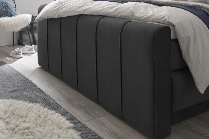 Fairfield von set one by Musterring - Boxspringbett mit Bettkasten KT2 charcoal