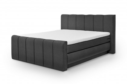 Fairfield von set one by Musterring - Boxspringbett mit Bettkasten KT2 charcoal