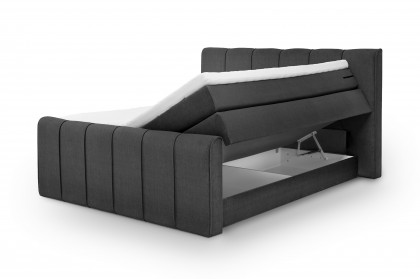 Fairfield von set one by Musterring - Boxspringbett mit Bettkasten KT2 charcoal