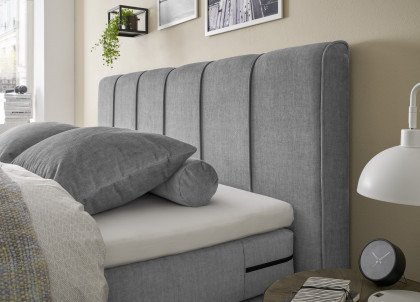 Fairfield von set one by Musterring - Boxspringbett mit Bettkasten KT2 grey