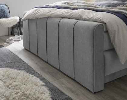 Fairfield von set one by Musterring - Boxspringbett mit Bettkasten KT2 grey