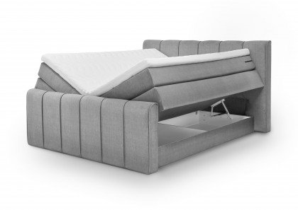 Fairfield von set one by Musterring - Boxspringbett mit Bettkasten KT2 grey