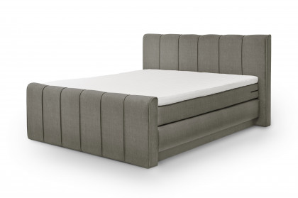 Fairfield von set one by Musterring - Boxspringbett mit Bettkasten KT2 stone