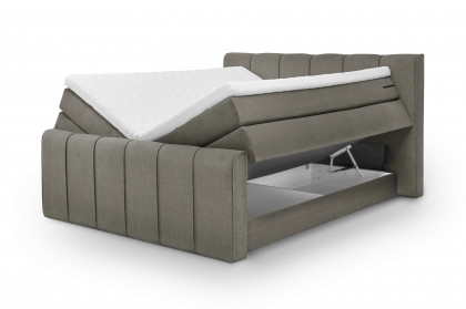 Fairfield von set one by Musterring - Boxspringbett mit Bettkasten KT2 stone