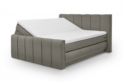 Fairfield von set one by Musterring - Boxspringbett mit Bettkasten KT2 stone