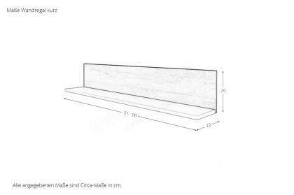 ZE+ von Rudolf - breitenvariables Wandboard schiefergrau - Space invert