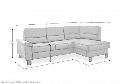 PP-PF23172 von Polipol - Ecksofa Variante rechts zimt