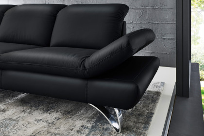 Modell 577 von Sofa-Team - Polsterecke links schwarz