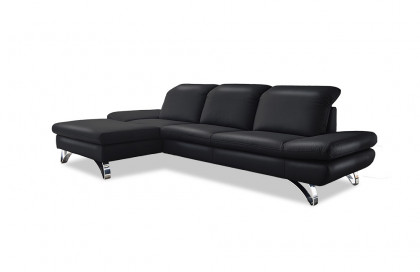 Modell 577 von Sofa-Team - Polsterecke links schwarz