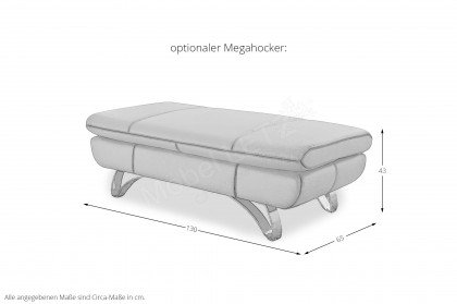 Modell 577 von Sofa-Team - Polster-Duo elephant