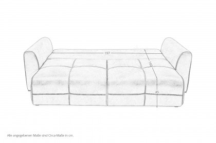 Dolan-Sleep von ED-Lifestyle - Schlafsofa anthrazit