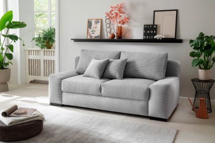 Kathy de Luxe von Nova Via - Schlafsofa warm-grey