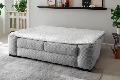 Kathy de Luxe von Nova Via - Schlafsofa warm-grey