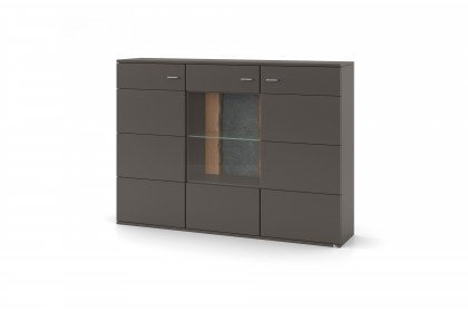 Tacoma von set one by Musterring - Highboard in Graphit