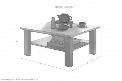 Join von Wehrsdorfer - Wohnwand Lack graphit/ Asteiche