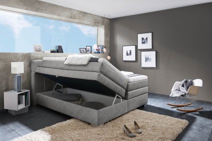 Marina 2 von Sofa-Team - Boxspringbett silver