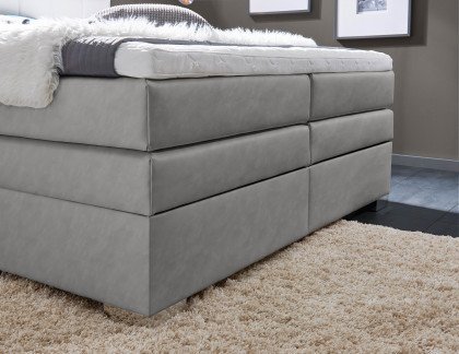 Marina 2 von Sofa-Team - Boxspringbett silver