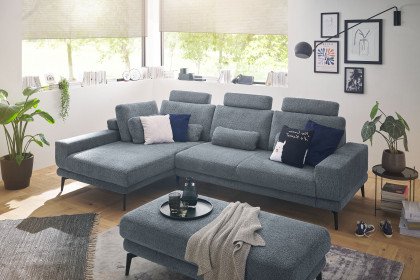 SO 3600 von set one by Musterring - Ecksofa Variante links blue