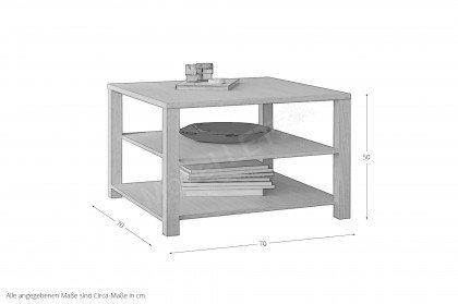 Calasetta von Forte - Couchtisch Elegancia Oak