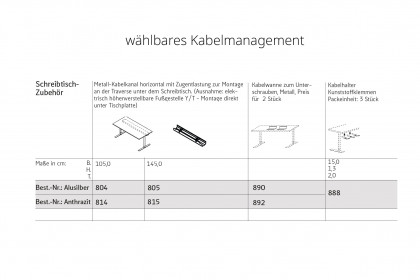 flow by rb 105 von Röhr-Bush - Home-Office mit höhenverstellbarem Schreibtisch