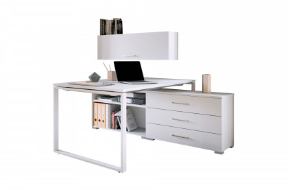 flow by rb 105 von Röhr-Bush - Home-Office mit Winkel-Schreibtisch