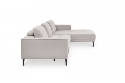 Sunfort von set one by Musterring - Ecksofa Variante rechts silver