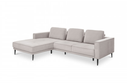 Sunfort von set one by Musterring - Ecksofa Variante links silver