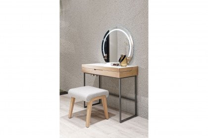 Valpin sleeping von Voglauer - Schminktisch Eiche Altholz - Glas optiwhite