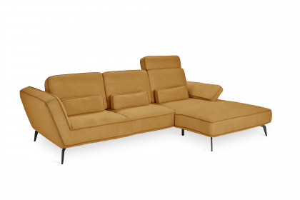 SO 4500 von set one by Musterring - Ecksofa rechts mustard