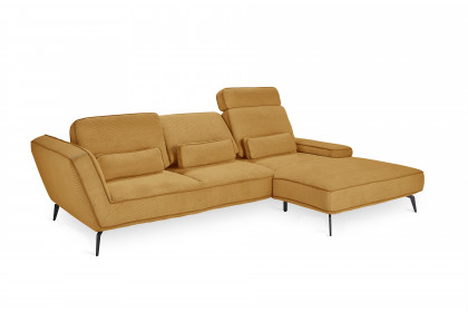 SO 4500 von set one by Musterring - Ecksofa rechts mustard