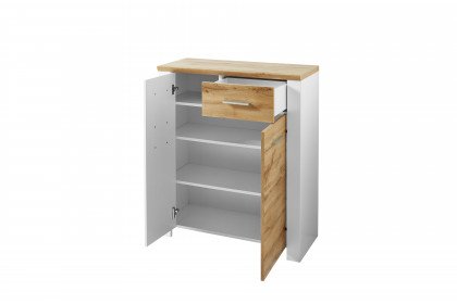 Materio 6011 von vito - Garderobe in Weiß/ Eiche Altholz