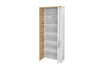 Materio 6011 von vito - Garderobe in Weiß/ Eiche Altholz