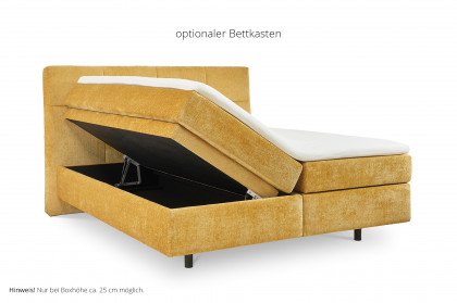 Deluxe Edition von MONDO - Boxspringbett KT1 gelb