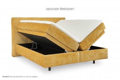 Deluxe Edition von MONDO - Boxspringbett KT1 gelb