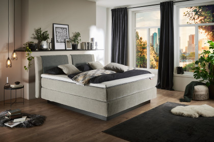 HU-BX22141 von Hukla - Boxspringbett KT 22103 silver-grey