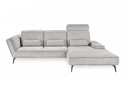 SO 4500 von set one by Musterring - Ecksofa Variante rechts silber