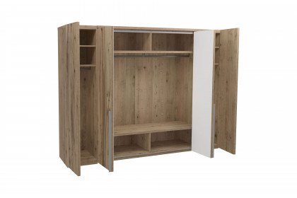 Valpin sleeping von Voglauer - Schlafzimmer-Set: Kleiderschrank, Sockelbett & Nakos