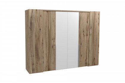 Valpin sleeping von Voglauer - Schlafzimmer-Set: Kleiderschrank, Sockelbett & Nakos