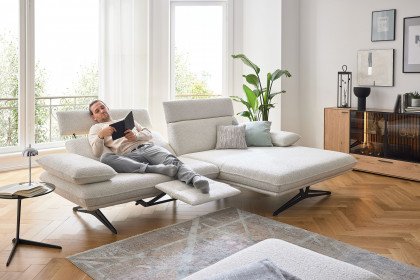 MR 455 von Musterring - Ecksofa Ausführung rechts beige